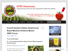 Tablet Screenshot of gmo-awareness.com
